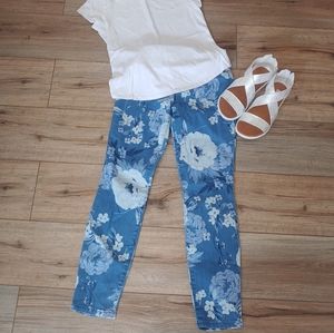 ⭐Cute size girl 12 children's place floral jegging